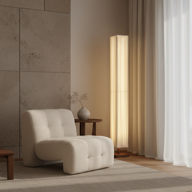 Hikari | Elegant Modern Japanese Floor Lamp with Soft Warm LED Light Lighting