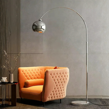 LumosArc | Elegant Adjustable Modern Arc Floor Lamp for Living Room Lamps