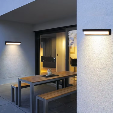 Solar Motion Sensor Outdoor Wall Light | Durable Black Bronze Garden Fixture Outdoor Lighting