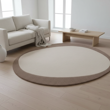 Arvella | Plush Irregular Area Rug, Modern Soft Carpet for Living Room and Bedroom Rugs