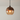 NordLuna Scandinavian Ceiling Lamp - Wooden Light Fixture with Tinted Glass, Adjustable Height for Dining Room & Living Spaces