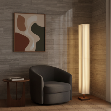 Hikari | Elegant Modern Japanese Floor Lamp with Soft Warm LED Light Lighting