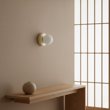 Nordic Minimalist Wall & Ceiling Light - Frosted Glass Globe Sconce for Modern Decor Wall Light