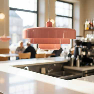 Architectural Pagoda Pendant Light - Mid-Century Kitchen Pendant Lighting for Island Pendant Lights