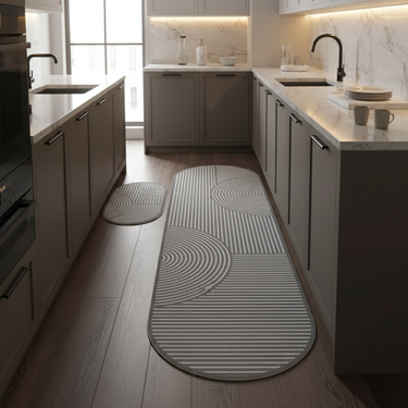 ZenLoom – Non-Slip Washable Kitchen Rug, Soft Velveteen Anti-Slip Floor Mat Mats