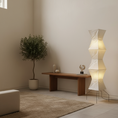 Akari Modern Floor Lamp - Minimalist Design with Warm Lighting Floor Lamps