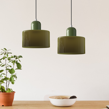Bauhaus Glass Pendant Light - Modern Kitchen Pendant Lighting Fixture Lighting