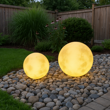 Celestial Glow - Solar Garden Lights with Moon Design for Outdoor Decor Outdoor Lighting