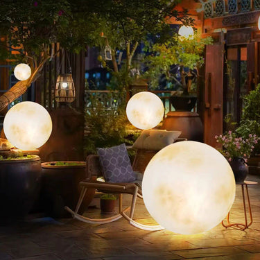 Celestial Glow - Solar Garden Lights with Moon Design for Outdoor Decor Outdoor Lighting