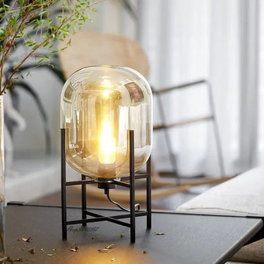 Contemporary Glass Floor Lamp - Stylish Postmodern Design Floor Lamps