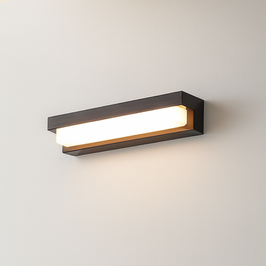 Modern Outdoor Solar Wall Light Sconce with LED Illumination Outdoor Lighting