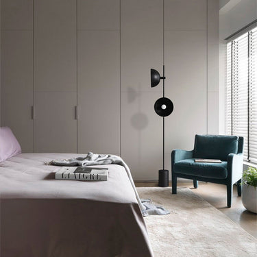 Elegant Black Marble Floor Lamp with Sleek Design Floor Lamps