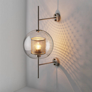 Elegant Glass Ball Wall Light Sconce for Bedrooms Wall Lights