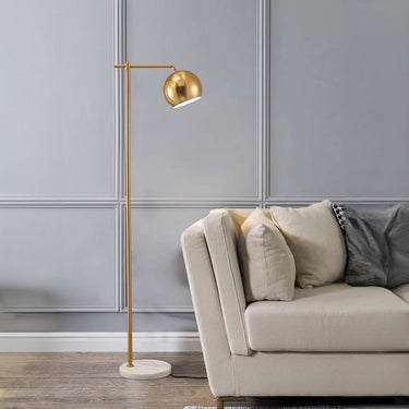 Elegant Gold Floor Lamp - Modern Standing Lamp for Living Room Floor Lamps