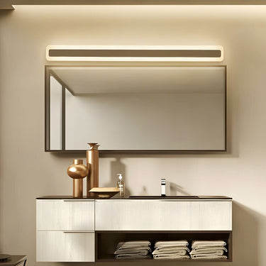 Elegant Bathroom Mirror Wall Light Fixture with Long Metal Vanity Light Bathroom Lighting