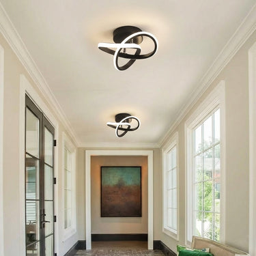 Elegant Metal Flush Mount Ceiling Light - Energy Efficient LED Design Ceiling Lights