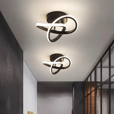 Elegant Metal Flush Mount Ceiling Light - Energy Efficient LED Design Ceiling Lights