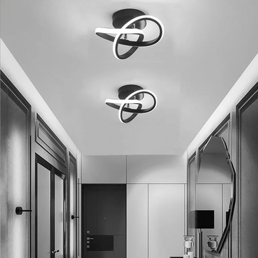 Elegant Metal Flush Mount Ceiling Light - Energy Efficient LED Design Ceiling Lights