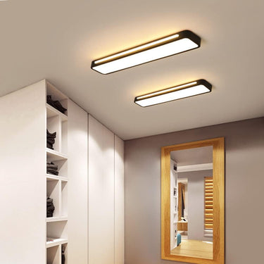 Elegant Nordic Minimalist Long LED Ceiling Light - Energy-Efficient Design Lighting