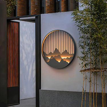 Elegant Outdoor Wall Lantern - Integrated LED Outdoor Wall Light Outdoor Lighting
