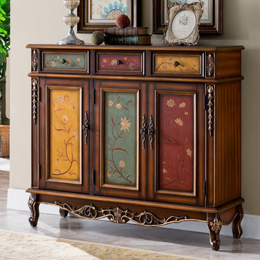 Elegant Solid Wood Shoe Cabinet with 4 Tiers for Entryway Storage Shoe Cabinets