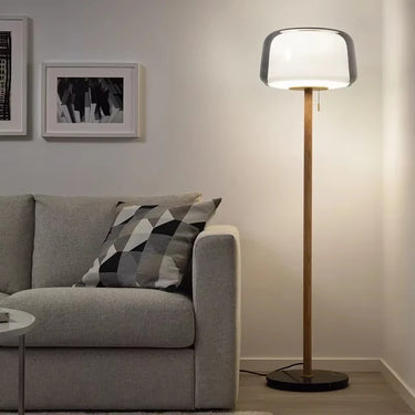 Glasstique | Chic Modern Glass Floor Lamp for Living Room Ambiance Floor Lamps