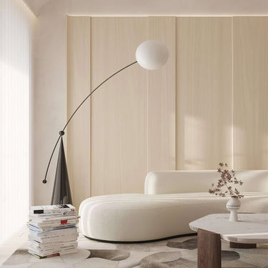 Minimalist Black Floor Lamp - Modern Standing Lamp for Living Room Floor Lamps