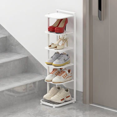 Minimalist Iron Shoe Rack - 5 to 10-Tier Space-Saving Shoe Organizer Shoe Storage