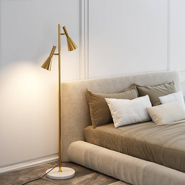 Modern Adjustable Dual-Head Black Floor Lamp for Stylish Lighting Floor Lamps