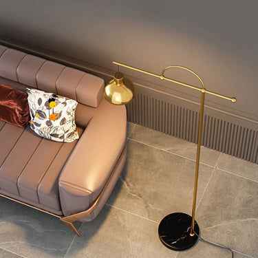 Modern Black Floor Lamp - Sleek Standing Lamp for Living Room Elegance Floor Lamps