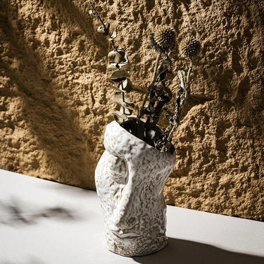 Modern Ceramic Face Vase – Unique Decorative Flower Vase for Floral Arrangements and Home Decor Vase