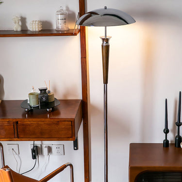Modern Chrome Floor Lamp - Elegant Standing Lamp for Living Room Floor Lamps