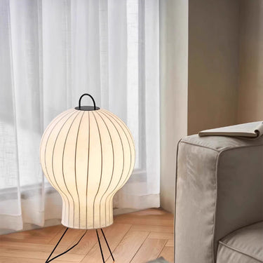 Modern Hot Air Balloon Floor Lamp - Silk Standing Lamp for Living Room Lamps
