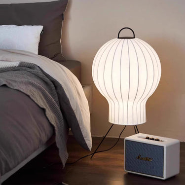 Modern Hot Air Balloon Floor Lamp - Silk Standing Lamp for Living Room Lamps