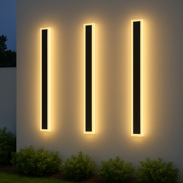 Elegant Outdoor Wall Light - LED Exterior Wall Sconce with Warm White Glow Outdoor Lighting