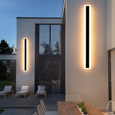 Elegant Outdoor Wall Light - LED Exterior Wall Sconce with Warm White Glow Outdoor Lighting