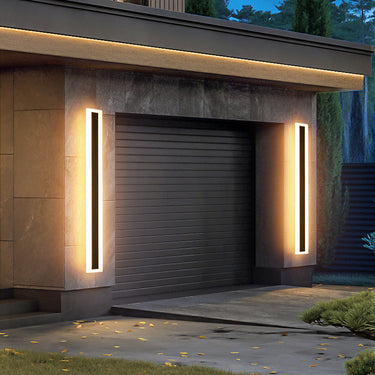 Elegant Outdoor Wall Light - LED Exterior Wall Sconce with Warm White Glow Outdoor Lighting