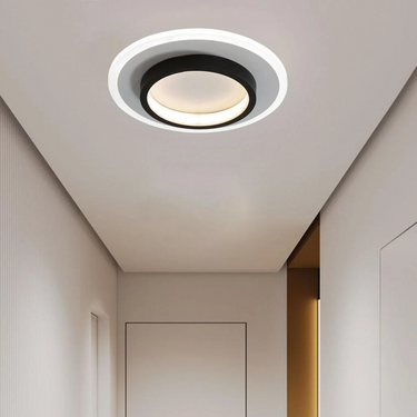 Modern Round Flush Mount Ceiling Light with LED Acrylic Diffuser Ceiling Lights