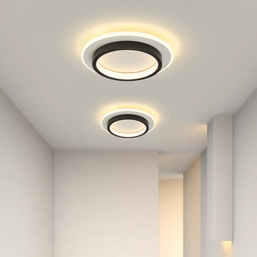 Modern Round Flush Mount Ceiling Light with LED Acrylic Diffuser Ceiling Lights