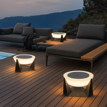 Modern Solar Garden Light - Adjustable Brightness Outdoor Landscape Lighting Outdoor Lighting