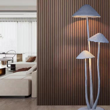 Mushroom Sculptural Floor Lamp – Modern LED Statement Light for Living Spaces Floor Lamps
