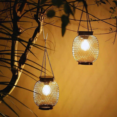 Outdoor Solar Lanterns | Automatic Dusk Sensor Lighting for Patios and Gardens Outdoor Lighting