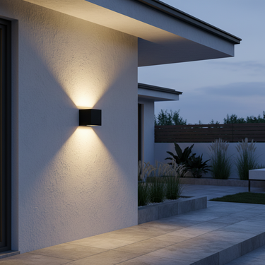 Orvella - Modern Outdoor Wall Sconce Light | Waterproof Aluminum Fixture for Patios or Backyard Outdoor Lighting