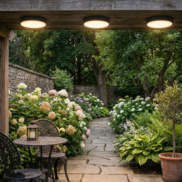 Waterproof Flush Mount Ceiling Light IP65 | LED Indoor Outdoor Fixture Ceiling Lights