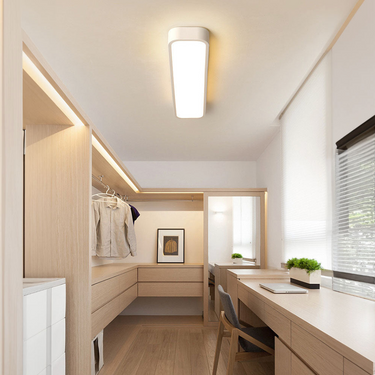 Runway Linear Flush Mount Ceiling Light - Adjustable LED Ambiance Fixture Lamps & Light Fixtures