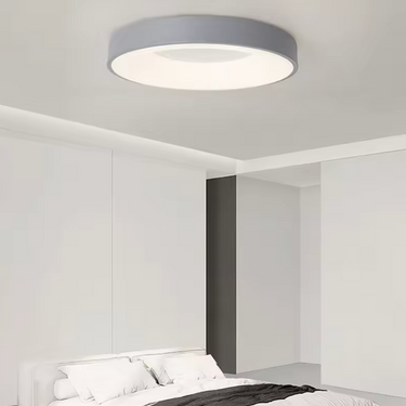 Atoll Flush Mount Ceiling Light - Modern Minimalist LED Fixture with Soft Glow