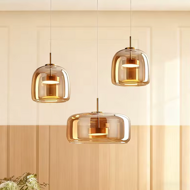 Nordic Glass Pendant Light - Adjustable Kitchen Hanging Lights Pendant Lights