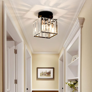 Elegant Flush Mount Ceiling Light - Modern Hallway Illumination Ceiling Lights
