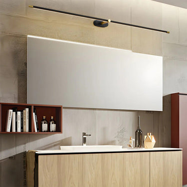 Sleek Iron LED Wall Light for Modern Bathroom Interiors Wall Lighting