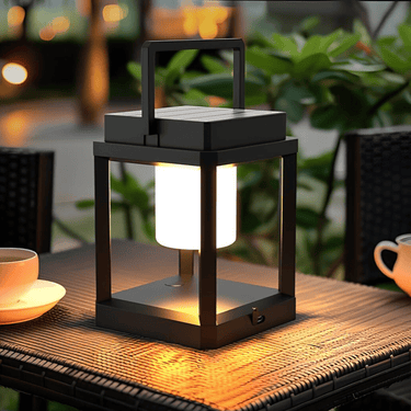 Modern Ooutdoor Solar Lanterns with Adjustable Brightness for Camping or Patio Garden Outdoor Lighting